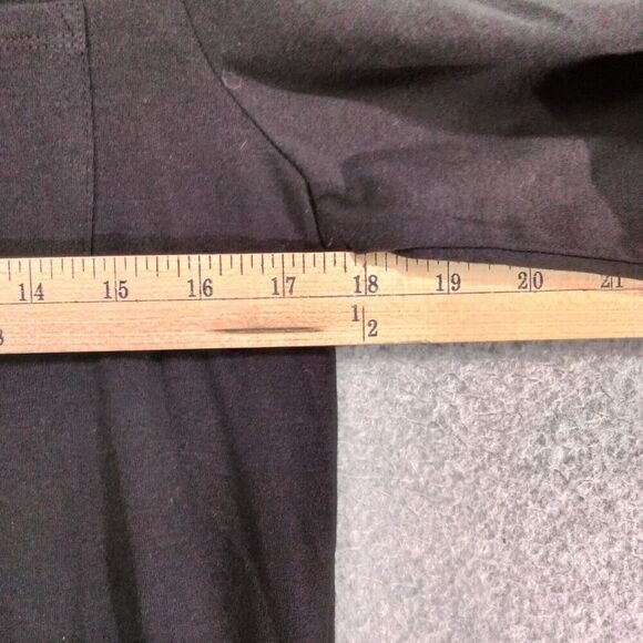 tyler boe Button Down Shirt Womens Size S Knit Black Stretch Hi-Lo Tunic Preppy - Picture 6 of 12